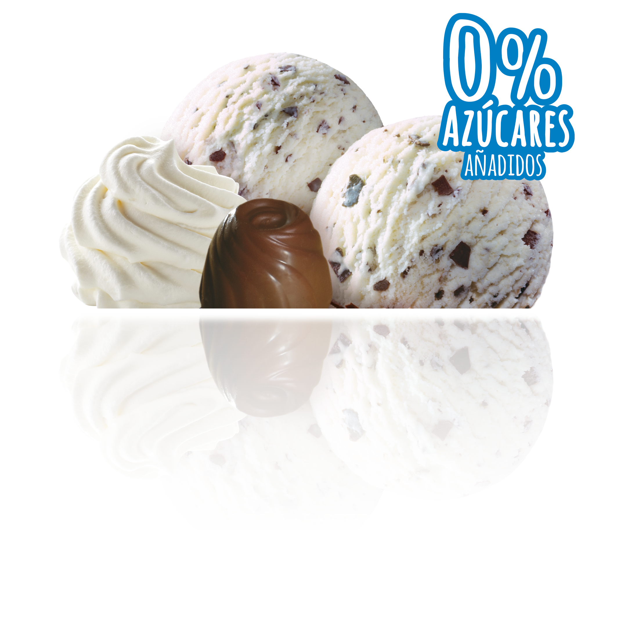 Helado de Nata Bombón Sin azucar